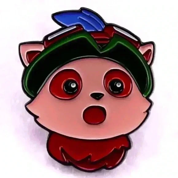 League of Legends Teemo Surprised Enamel Pin – Cute Gamer Collectible - Picture 2 of 5